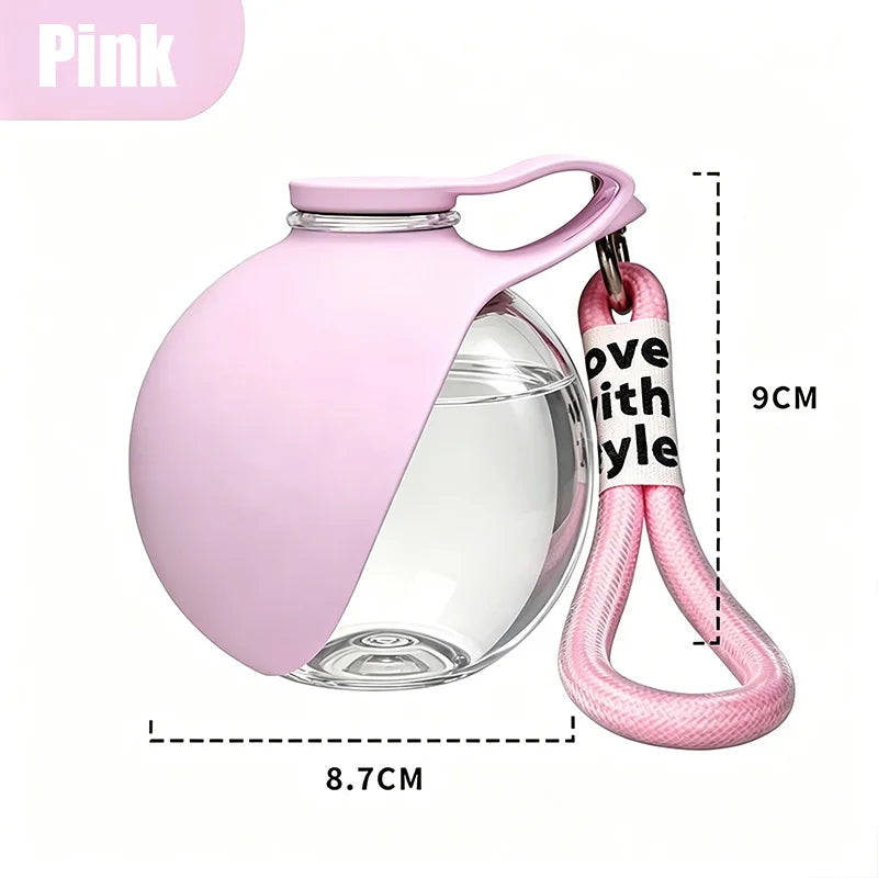 2-In-1 Portable Dog Pet Water Bottle Leak-Proof Compact Outdoor Travel Water Dispenser Plastic Pet Water Drinking Supplies