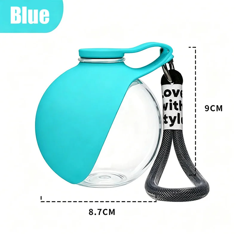 2-In-1 Portable Dog Pet Water Bottle Leak-Proof Compact Outdoor Travel Water Dispenser Plastic Pet Water Drinking Supplies